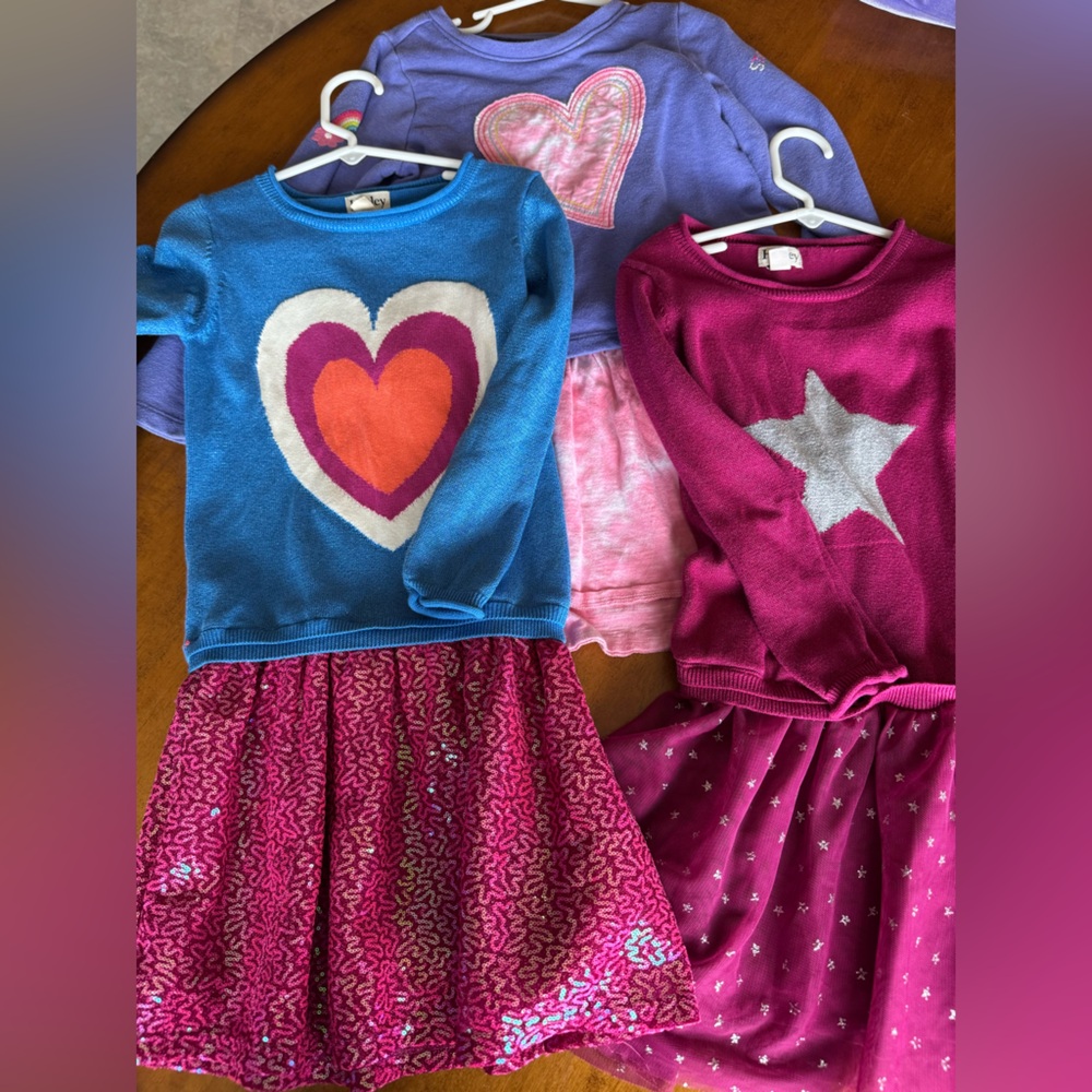 Three Hatley Mixed Dresses Size 6
